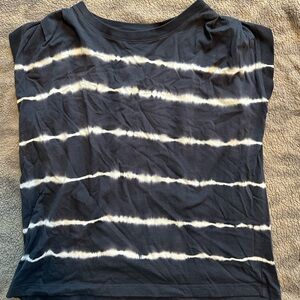 Loft Striped Black and White Women's Top